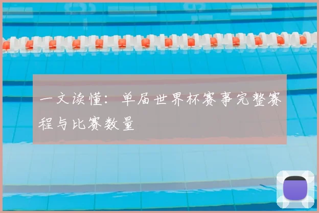 一文读懂:单届世界杯赛事完整赛程与比赛数量